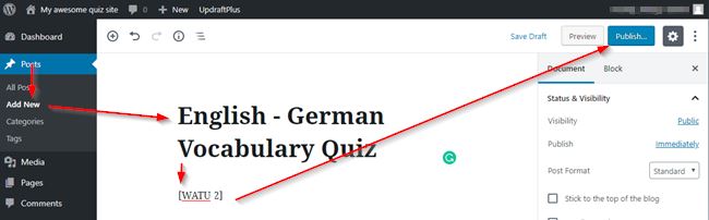 Make a WordPress Multiple Choice Quiz - Step-by-step Beginners Guide