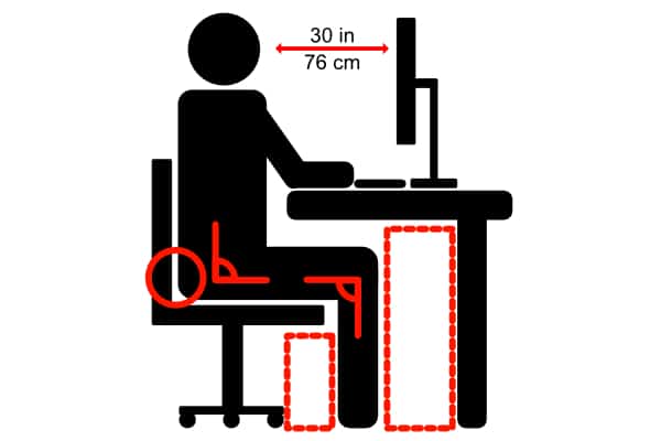 best posture sitting