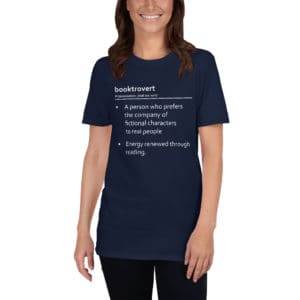 Booktrovert - Energy renewed through reading - Short-Sleeve Unisex T-Shirt